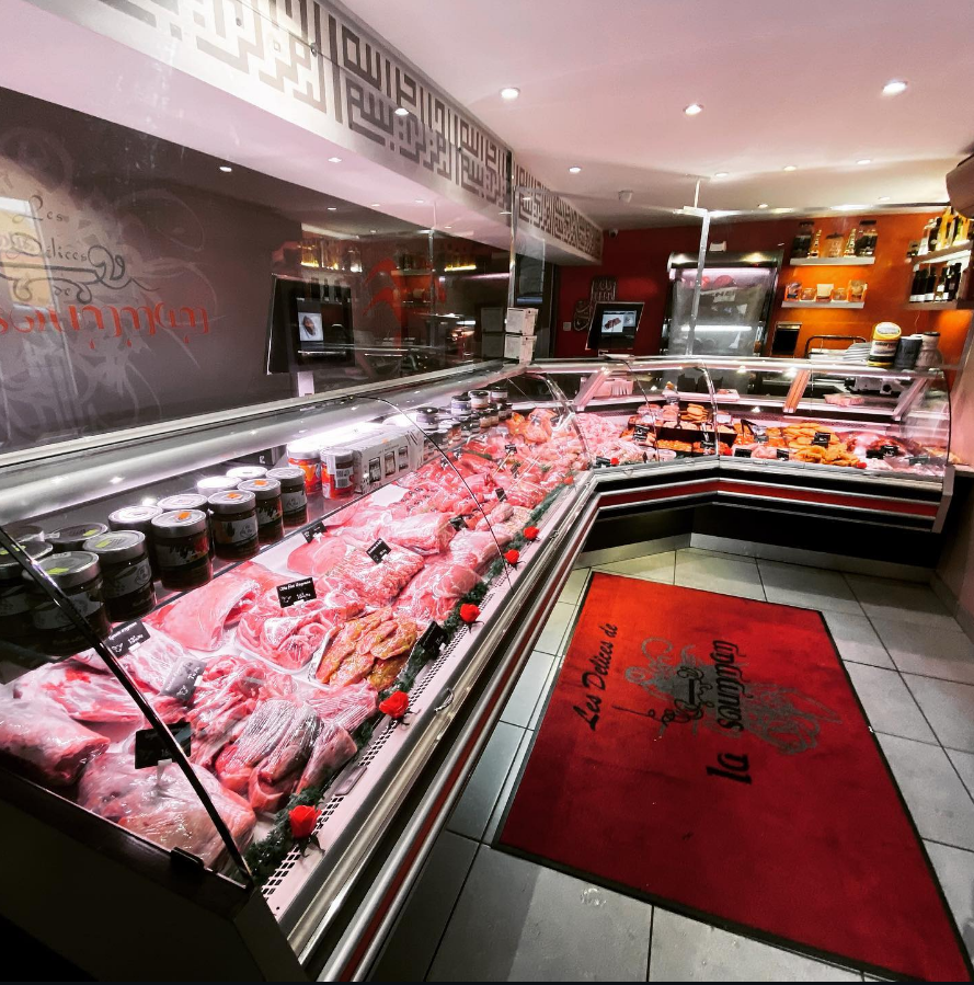 Intérieur de la boucherie La Soummam