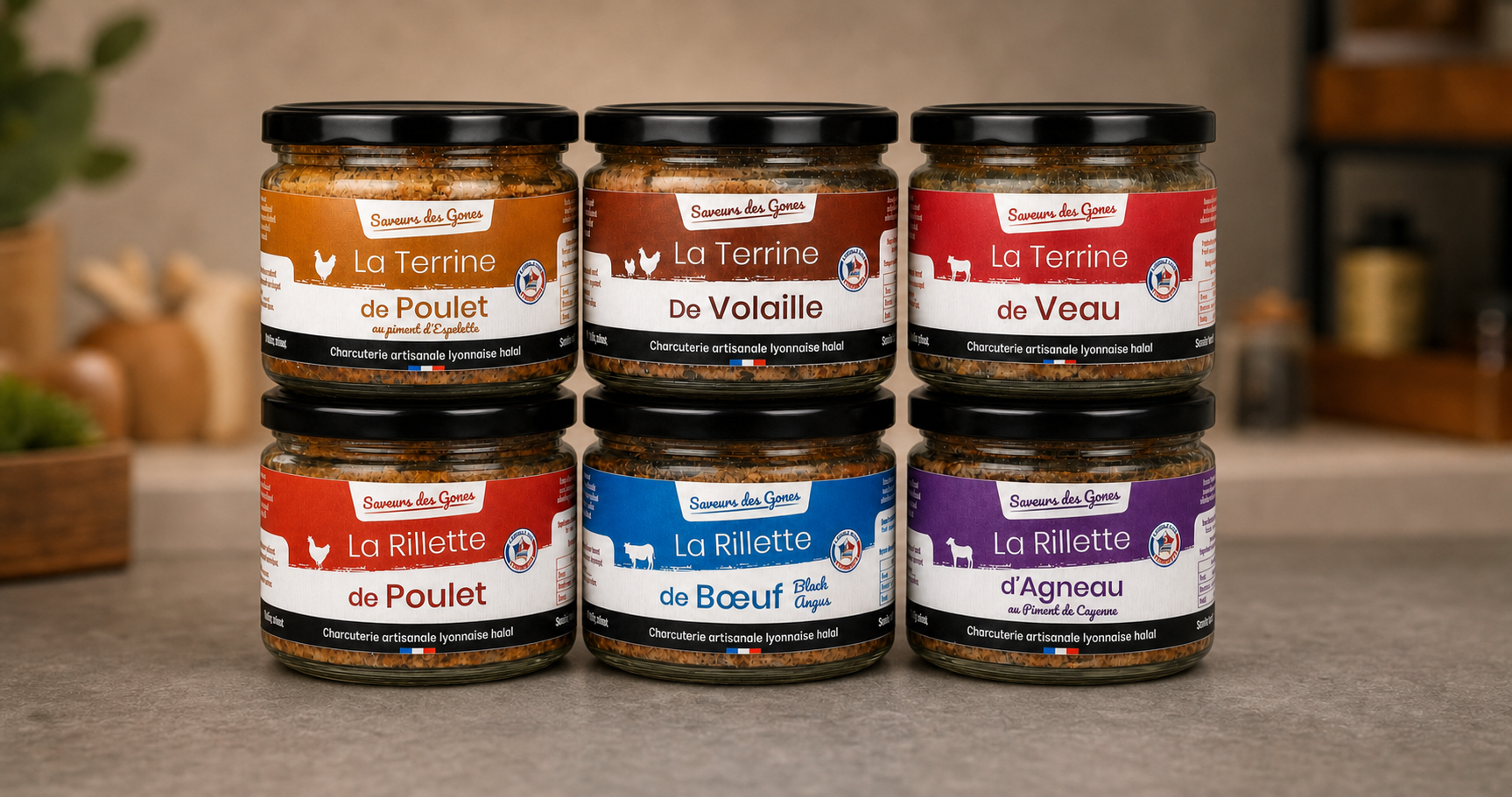 Terrines et rillettes artisanales halal