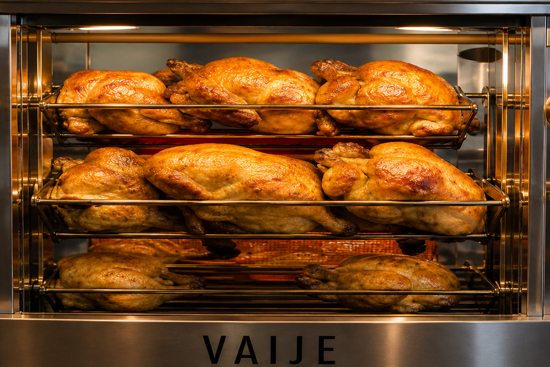 Poulets rôtis dans la rôtissoire de La Soummam